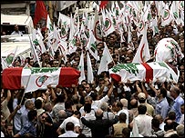 Antoine Ganim'in cenaze töreni