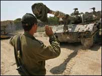 Gazze'deki İsrail tankı