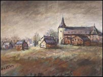 Quadro atribuído a Hitler