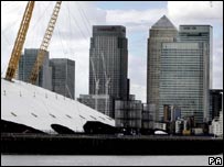 伦敦金丝雀码头金融区