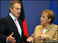 Blair e Merkel