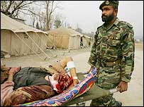 زلزلے کے متاثرین