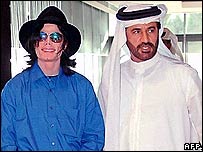 بحرین کے بادشاہ کے بیٹے مائکل جیکسن کے ساتھ تھے