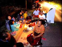 भूकंप प्रभावित लोग