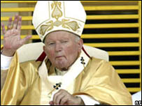 O papa João Paulo 2º
