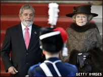 Lula foi recebido pela rainha Beatrix