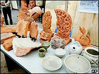 Cổ vật tìm thấy 