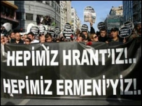Hrant Din^k'in cenazesi