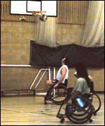 One of the Coventry Crusaders players