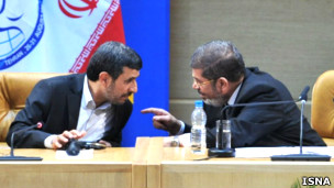 مرسی و احمدی نژاد