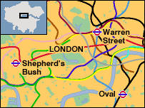 Bản đồ trung tâm Luân Đôn