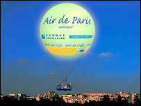 Imagem computadorizada mostra como será o balão