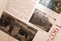 Panel o arddangosfa Oriel Ynys Môn