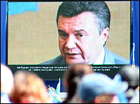 Прихильники Януковича під ВР