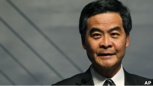 香港行政长官梁振英(6/12/2012)