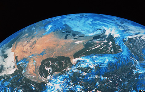 The earth from space