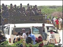 واحدهای نظامی اتيوپی در موگاديشو