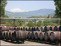 Barris de vinhos da Criméia