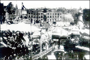 Goose Fair in Old Market Square c.1906