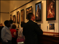 Photographs on display