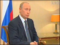 Путін під час візиту до Києва перед першим туром виборів