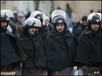 نیروهای امنیتی مصر در مرز غزه