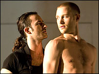 Aaron Sillis and Richard Winsor in Dorian Gray