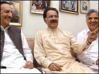 مخدوم امین فہیم، راجہ ظفرالحق اور ظفر جھگڑا 