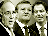 تونی بلر، چارلز کندی و مايکل هوارد 