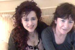 Helena Bonham Carter and Jane Garvey