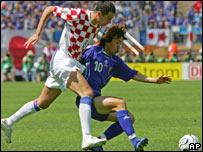 Lance da partida Japão X Cróácia