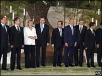 Líderes do G8 reunidos no Japão
