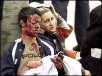 Vítima da explosão