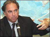 Juan Gabril Valdes, chefe da Missão da ONU no Haiti