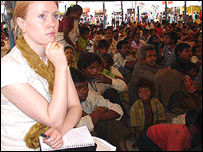 सम्मेलन में एन्ना यौनकर्मियों के साथ