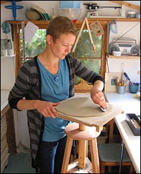 Vik Ellis from Norwich is appearing at the Norfolk Open Studios 2009