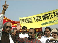 Ativistas do Greenpeace