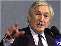 O presidente do Banco Mundial, James Wolfenson