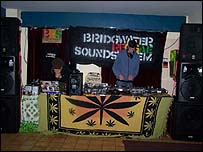 DJs at the Bridgwater Reggae Sound System