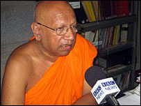Prof. Bellanwila Wimalarathana nayake thero (photo Elmo Fernando)
