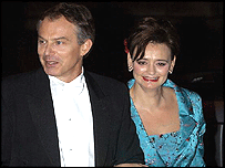Blair e a esposa, Cherie