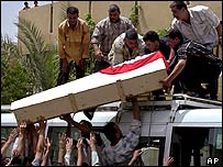 عراقی گلو کار کی میت