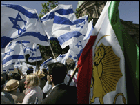 Manifestação judaica contra o Irã