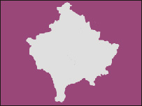 Карта провінції Косово