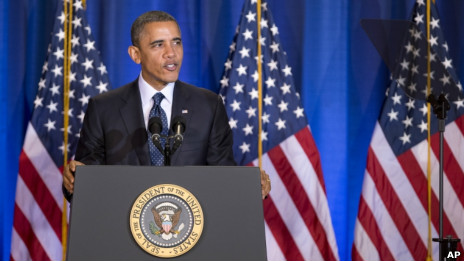 奥巴马在位于麦克纳尔堡的国防大学就核不扩散话题发表讲演(03/12/2012)