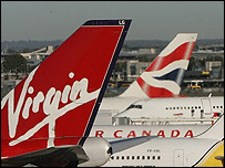 वर्जिन और ब्रिटिश एयरवेज़