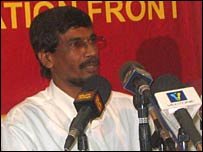 JVP Gen. Sec. Tilvin Silva