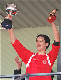 Man-of-the-match Peter Vincenti