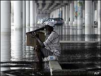 يک بازمانده تندباد کاترينا