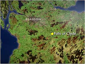 Falls of Clyde map